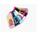 Stripe Donut Design süße Baumwollmode lustige Frau Custom Großhandel Happy Socken